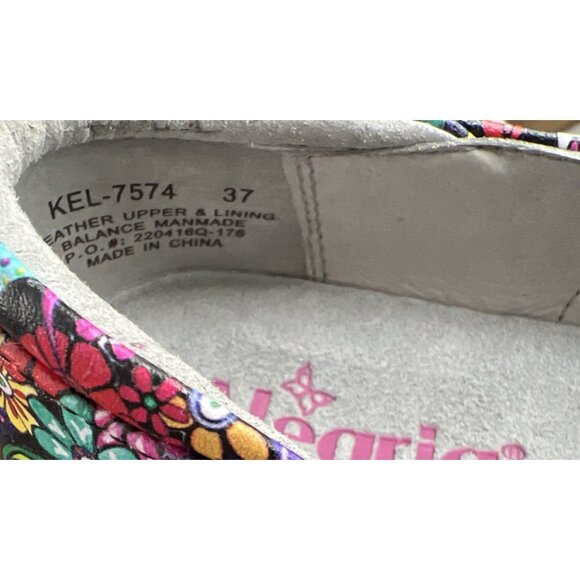 Alegria Women's Shoes Size 37 US 7 Floral Sugar Skull Ofrenda Kel-7574 Clogs - Picture 9 of 10